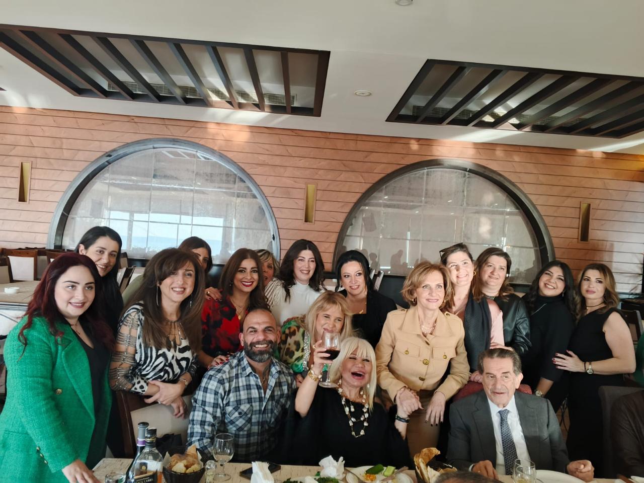 Professional team gathering